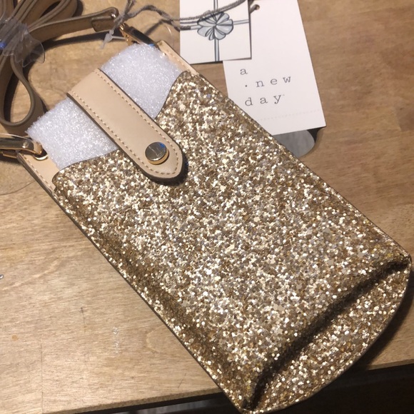 A New Day Glitter Cellphone Wallet - Picture 2 of 8